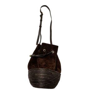 Cesta Bucket Bag in Chocolate Brown